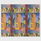 「ターキッシュカフェ」アートラッピング紙 ラッピングペーパー (フラット)