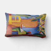 「ターキッシュカフェ」アート装飾用クッション ランバークッション (裏面)