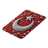 ターキッシュカラーのフレキシブルなフォトマグネット マグネット (左側)