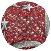 ターキッシュカラーズ付ソフトボールデザイン ソフトボール (正面)