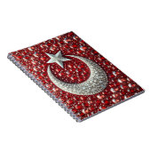 ターキッシュカラー付きノートブック抽象デザイン ノートブック (右側)