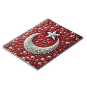 ターキッシュカラー付きノートブック抽象デザイン ノートブック (左側)