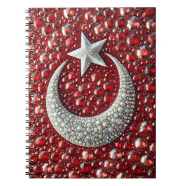 ターキッシュカラー付きノートブック抽象デザイン ノートブック