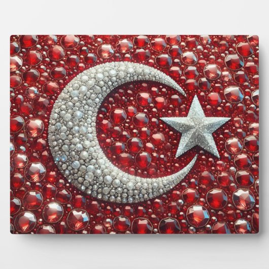 ターキッシュカラー付きプラークモダンデザイン フォトプラーク (正面)