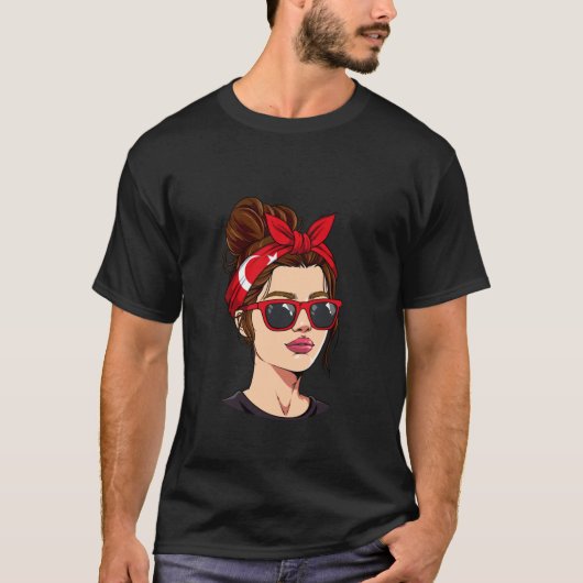 ターキッシュガールトルコTシャツ Tシャツ (正面)