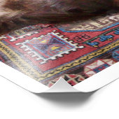 ターキッシュキャットオールドカーペット フォトプリント            (角)