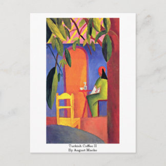 ターキッシュコーヒー(Ii)バイ威厳があるマッケ ポストカード