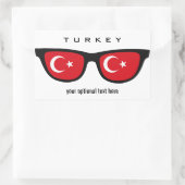 ターキッシュズカスタムステッカー 長方形シール (バッグ)