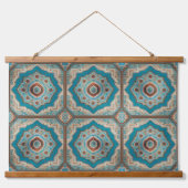 ターキッシュビューティフルオールドパターントレンディーコレクション 吊り下げ型タペストリー (正面)