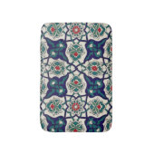 ターキッシュブルーセラミックフローラ バスマット (正面縦)