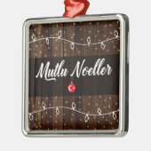 ターキッシュメリークリスマス、ムトゥルノラー メタルオーナメント (左)