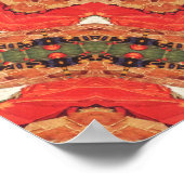 ターキッシュレッドマンダラフォー ポスター (角)