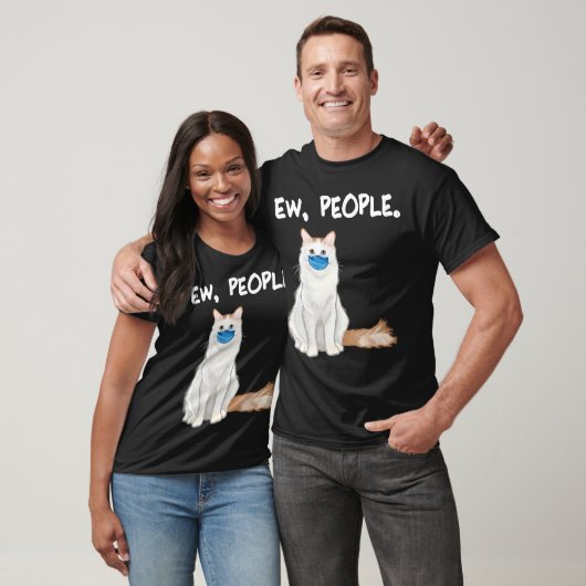 ターキッシュヴァンエウピーズキャットメンズ顔 Tシャツ (ユニセックス)