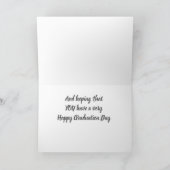 ターキッシュ・ヴァンが「卒業おめでとう」って言ってるよ！ カード (内部)