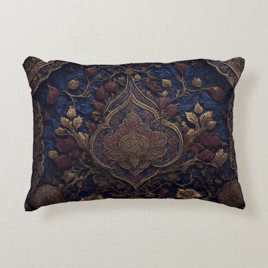 ターキッ華美クパターン装飾用クッション アクセントクッション (正面)