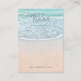 ターキヨイズ海イヤリング表示名刺 名刺