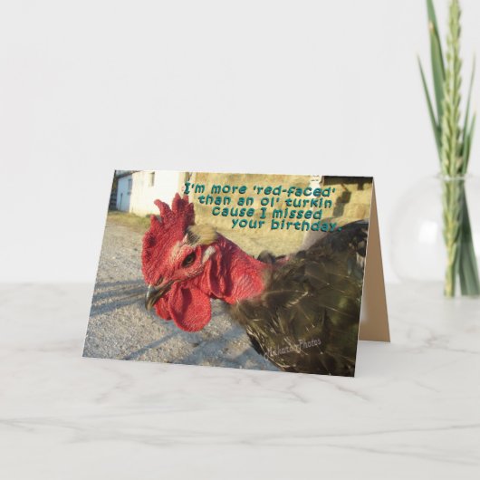 ターキンが遅れたカスタマイズ日- カード (正面)