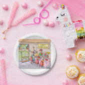 ターキーおもしろいキッズサンクスギビング紙プレート ペーパープレート (パーティー)