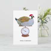 ターキーおもしろいクリスマスカード (スタンド正面)