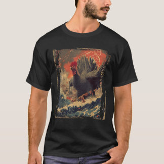 ターキーおもしろいゴブレジラトルコの日の感謝祭 Tシャツ