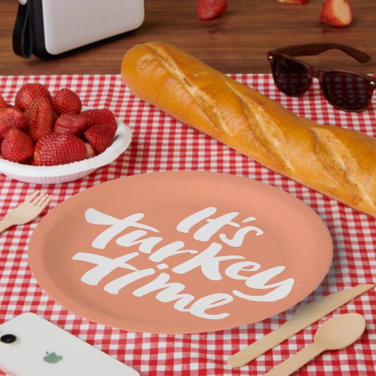 ターキーおもしろいタイム感謝祭ディナーことわざ ペーパープレート (ピクニック)