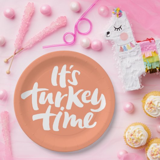 ターキーおもしろいタイム感謝祭ディナーことわざ ペーパープレート (パーティー)