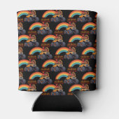 ターキーおもしろいモンスタートラック感謝祭クーラーボックス 缶クーラー (裏面)