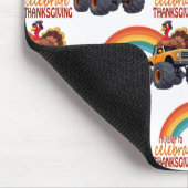 ターキーおもしろいモンスタートラック感謝祭マウスパッド マウスパッド (コーナー)