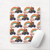 ターキーおもしろいモンスタートラック感謝祭マウスパッド マウスパッド (マウス)