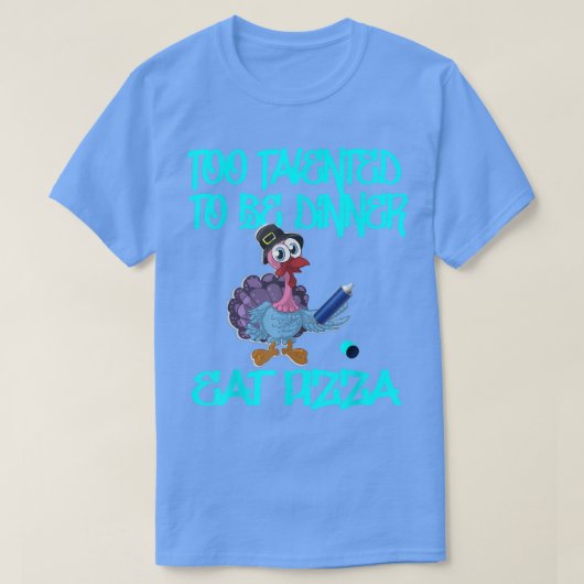 ターキーおもしろい感謝祭ビーガンベジタリアンメンウム Tシャツ (デザイン正面)