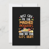 ターキーおもしろい感謝祭ビーガン子供へウィメンズミー 招待状 (正面)