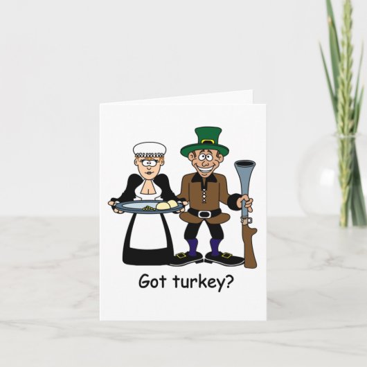 ターキーってある？グリーティングカード カード (正面)