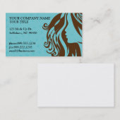 ターキーとブラウンサロン名刺 名刺 (正面/裏面)