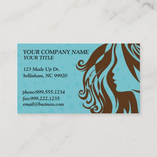 ターキーとブラウンサロン名刺 名刺 (正面)