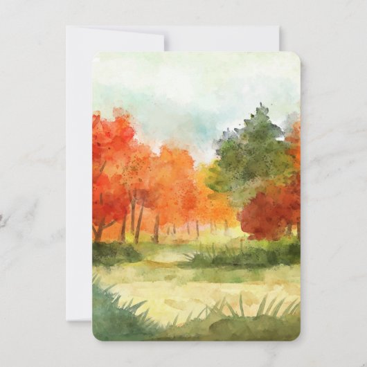 ターキーと感謝の祭典　ボヘミアンパーティーのお誘い 招待状 (裏面)