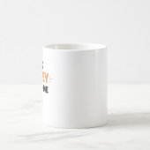 ターキーと話そう – 面白い感謝祭デザイン コーヒーマグカップ (中央)