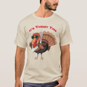 ターキーのメンズとウィメンズTシャツ Tシャツ (正面)