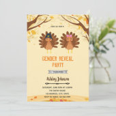 ターキーの性別による招待の表示 招待状 (スタンド正面)