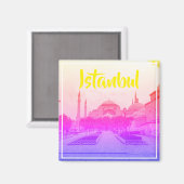 ターキーイスタンブールシティアーキテクチャージャソフィア マグネット (正面/裏面)