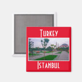 ターキーイスタンブールシティアーキテクチャージャソフィア マグネット (正面/裏面)