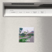 ターキーイスタンブールシティアーキテクチャージャソフィア マグネット (インサイチュ (食洗機))