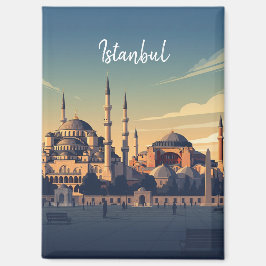 ターキーイスタンブールハギアソフィアブルーモスク マグネット