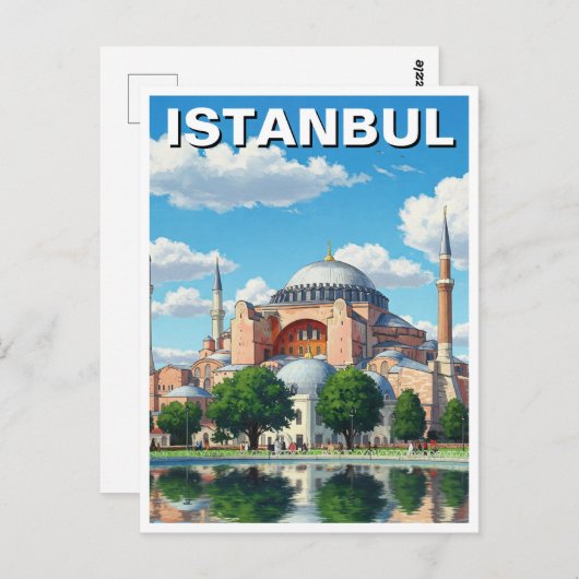 ターキーイスタンブールハギアソフィア ポストカード (正面/裏面)