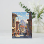 ターキーイスタンブールブルーモスク ポストカード (スタンド正面)