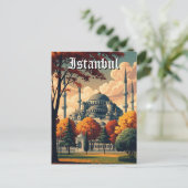 ターキーイスタンブールブルーモスク ポストカード (スタンド正面)