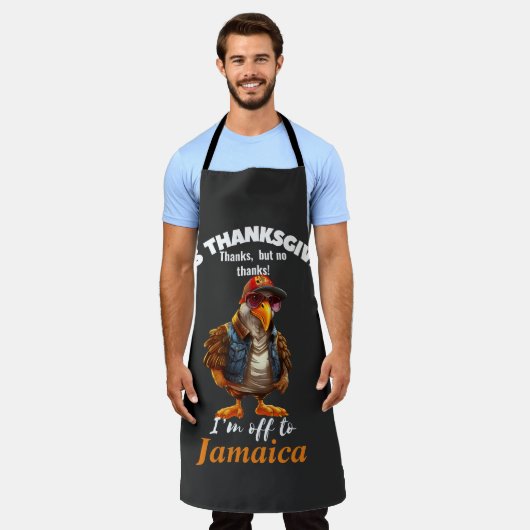 ターキーオフからターキーバケーション エプロン (着用した状態)