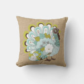 ターキーオンバフェイクラップ クッション (正面)