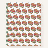 ターキークラブサンドイッチディナーデリフードグルメランチ ノートブック (正面)