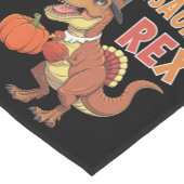 ターキーサウルスレックスダブターキーダートルディノトドラーボーイズ ショートテーブルランナー (コーナー)