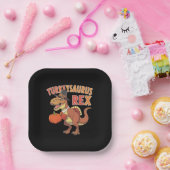 ターキーサウルスレックスダブターキーダートルディノトドラーボーイズ ペーパープレート (パーティー)